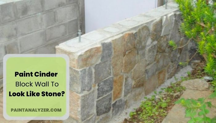 How to Paint Cinder Block Wall To Look Like Stone..