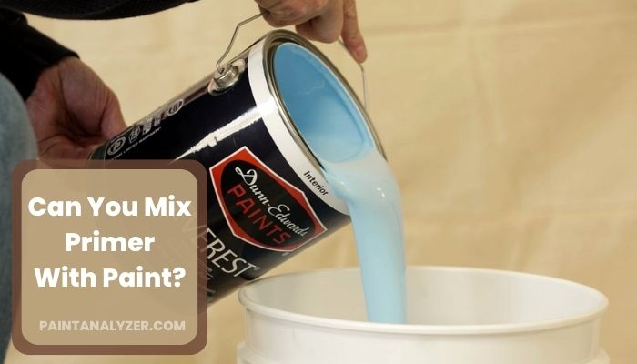 Can You Mix Primer With Paint
