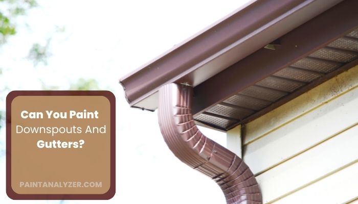 Can You Paint Downspouts And Gutters