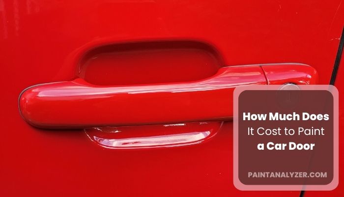 How Much Does It Cost to Paint a Car Door