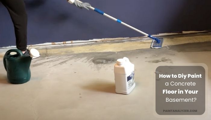 How to Diy Paint a Concrete Floor in Your Basement