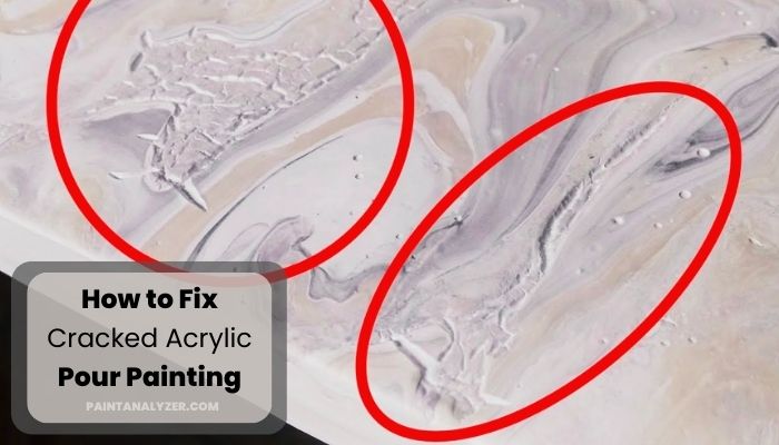 How to Fix Cracked Acrylic Pour Painting