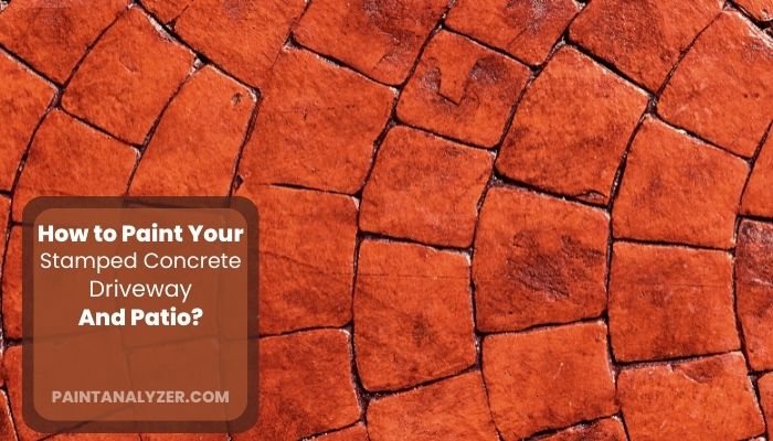 How to Paint Your Stamped Concrete Driveway And Patio