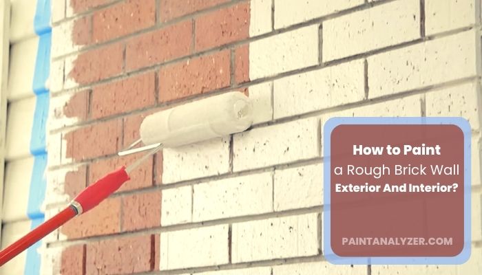 How to Paint a Rough Brick Wall Exterior And Interior