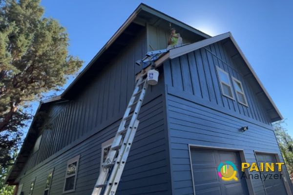 How to Paint Dormers on a Steep Roo