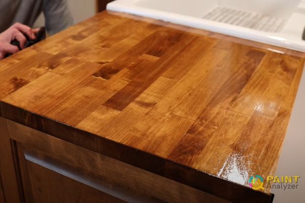 How to prolong the life of your butcher block countertops after paint