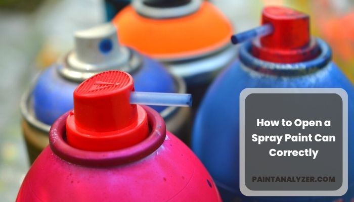 How to Open a Spray Paint Can Correctly