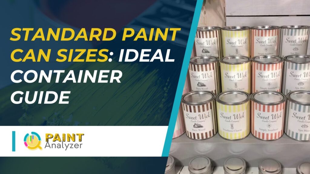 Standard Paint Can Sizes: Ideal Container Guide